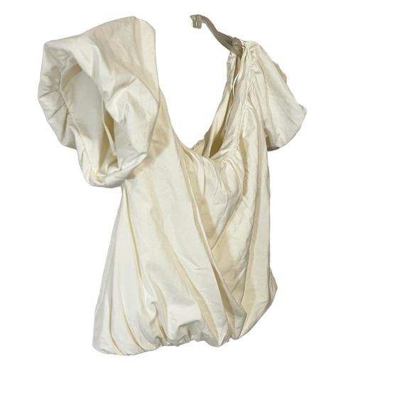 NWT Free People We The Free Here To Slay Tee Ivory M Boho off shoulder cropped - Picture 15 of 16